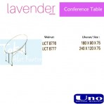 Uno Lavender Series Conference Table UCT 8776, UCT 8777