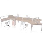 Partisi Kantor Donati 2,5cm 4 Chairs