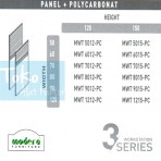 Modera 3 Workstation Full Panel + Polycarbonat