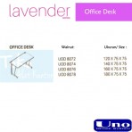Uno Lavender Series Office Desk UOD 8076