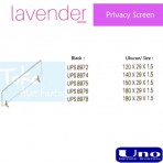 Uno Lavender Series Privacy Screen UPS 8974